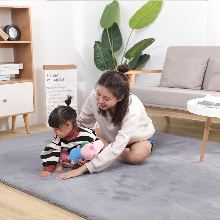 Tấm thảm lông thỏ flat Faux